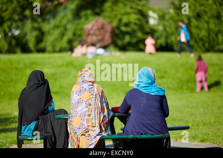 Nella foto Whalley area dell'intervallo Manley Park Regno Unito Gran Bretagna British Regno Unito Europa isola Europea Inghilterra Isola inglese n. Foto Stock