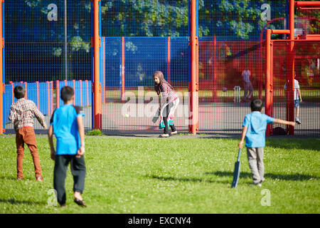 Nella foto Whalley area dell'intervallo Manley Park Regno Unito Gran Bretagna British Regno Unito Europa isola Europea Inghilterra Isola inglese n. Foto Stock