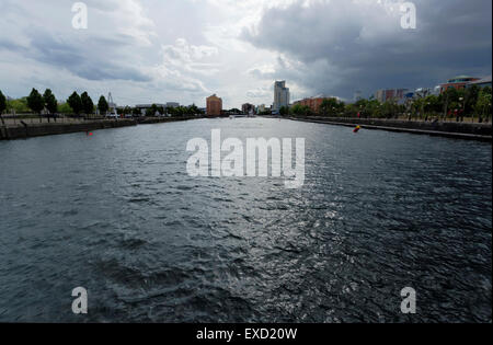 Salford Quays Foto Stock