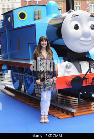 Londra, UK, UK. 12 Luglio, 2015. Rebecca Keatley assiste il Regno Unito premiere di Thomas & Friends: Sodors la leggenda del Tesoro Perduto" di Odeon Leciester Square. (Credito Immagine: © ZUMA filo) Foto Stock