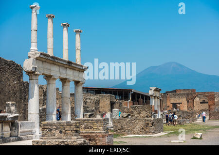 Rovine dell antica Pompei, Italia Foto Stock