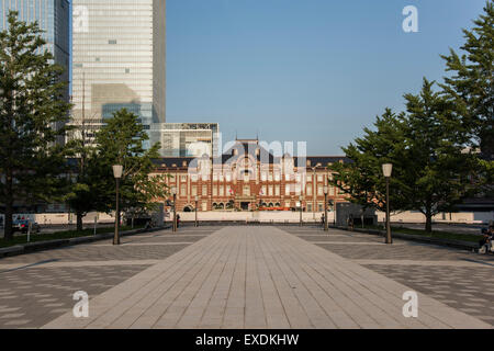 Esterno della stazione di Tokyo,Chuo-Ku,Tokyo Giappone Foto Stock