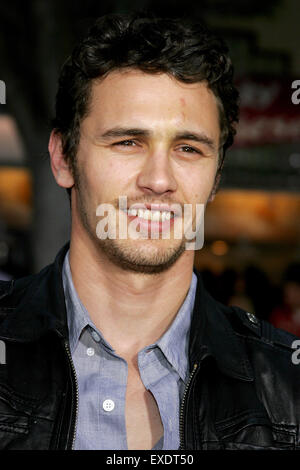 James Franco assiste Los Angeles Premiere di "battuto su" tenutasi presso il Teatro Mann in Westwood, California, il 21 maggio 2007. Foto Stock