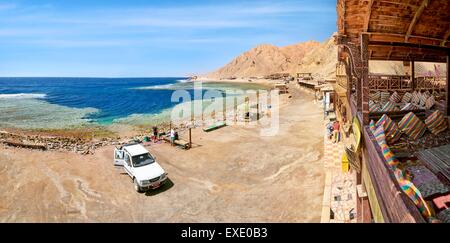 Blue Hole, Dahab, Mar Rosso, Egitto Foto Stock