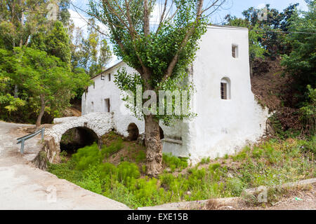 Vecchio Mulino, Alhaurin el Grande, provincia di Malaga, Andalusia, Spagna, Europa. Foto Stock