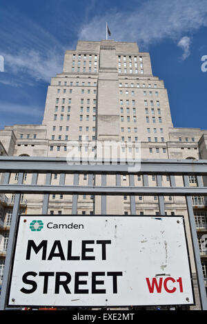 Charles Holden per il Senato, Università di Londra, Malet Street, London, WC1E, REGNO UNITO Foto Stock