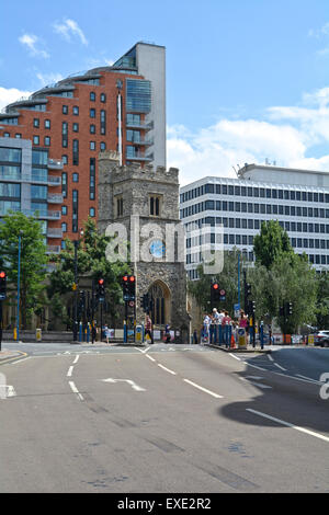 Santa Maria la Vergine chiesa parrocchiale a Putney, London, England, Regno Unito Foto Stock