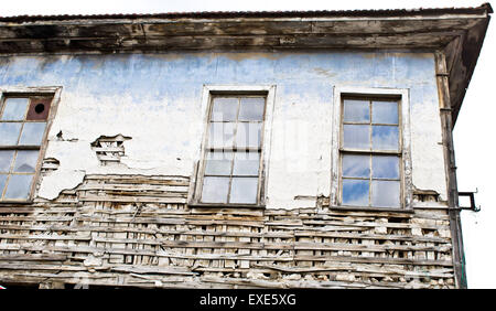 Un vecchio abbandonati in stile ottomano house Foto Stock