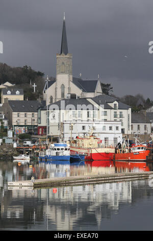 Porto Kiilybegs Killybegs County Donegal Irlanda Foto Stock