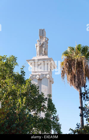 Monumento alla Costituzione del 1812 a Cadiz, Spagna Foto Stock