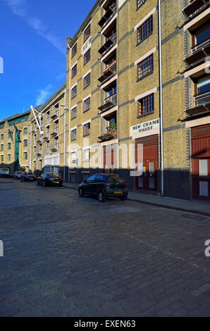 Wapping parete, Wapping, London E1, Regno Unito Foto Stock