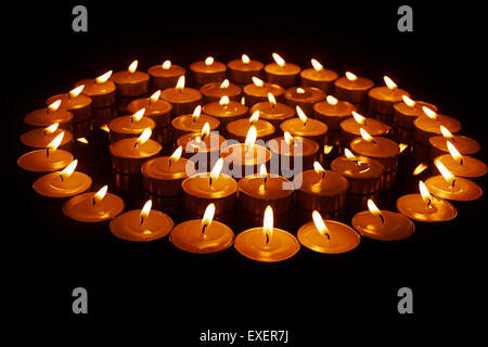 Indian Diwali Festival candele nessuno Foto Stock