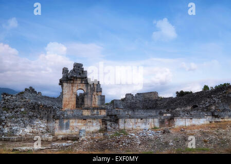 Tlos, Lycia, Antalya, Turchia Foto Stock