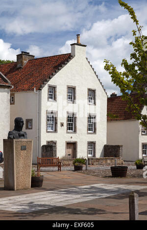 Town House Square, Culross, Fife Foto Stock