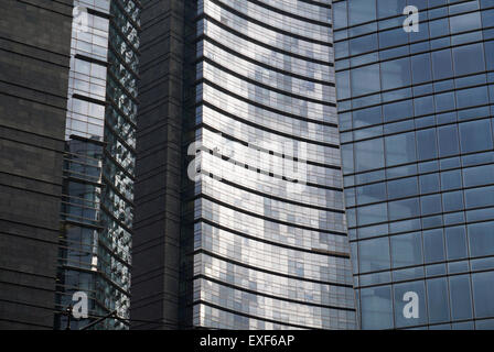 Unicredit dettaglio Tower, Milano, Italia Foto Stock