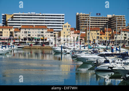 Marina di Vilamoura in Algarve, PORTOGALLO Foto Stock