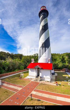 Sant'Agostino, Florida, Stati Uniti d'America presso la chiesa di San Agostino luce. Foto Stock