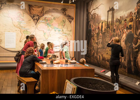 Hyde Park Barracks, visita la scuola, Sydney, Australia Foto Stock