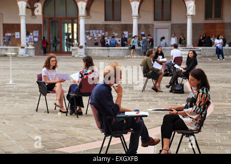 Arte notte Venezia, Accademia di Belle Arti di Venezia Foto Stock