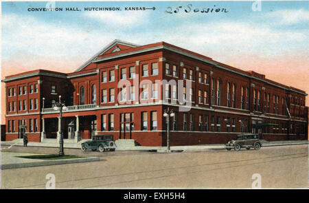Un gruppo di mennoniti si è riunito per la Conferenza generale del 1929, riunione della Chiesa mennonita, riflettendo le pratiche e le discussioni della comunità religiosa in quel periodo. Foto Stock