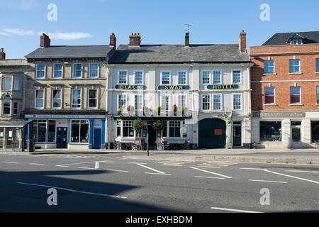 Black Swan Hotel Market Place Devizes Foto Stock