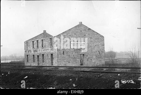 Il primo Campidoglio del Kansas, situato a Lecompton, fu il luogo di importanti eventi storici durante i primi anni dello stato, servendo come centro per l'attività politica e legislativa nella metà del XIX secolo. Foto Stock