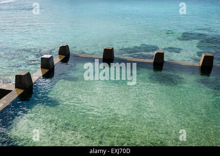 Ross Jones Memorial piscina, Coogee, Sydney, Australia Foto Stock