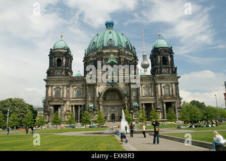 Cattedrale di Berlino minster dom Germania Europa Foto Stock