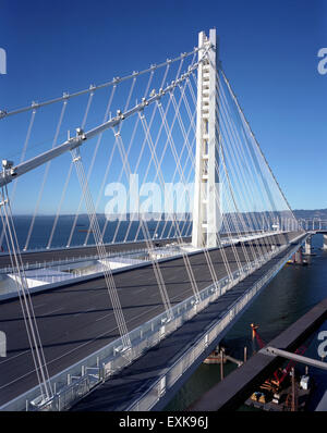 Ponte della Baia di San Francisco nuovo east span Foto Stock