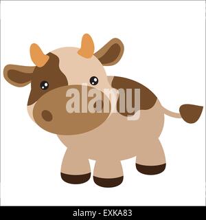 Mucca,animale,farm animal,vettore Illustrazione Vettoriale