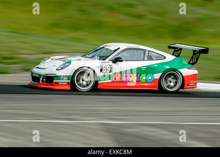 Bowmanville, può., 12 lug 2015 - presso la Mobil 1 SportsCar Grand Prix al Canadian Tire Motorsport Park - Mosport in Bowmanville, Canada il 12 luglio 2015. Foto Stock