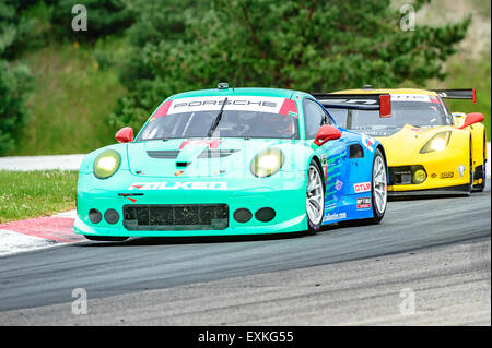 Bowmanville, può., 12 lug 2015 - presso la Mobil 1 SportsCar Grand Prix al Canadian Tire Motorsport Park - Mosport in Bowmanville, Canada il 12 luglio 2015. Foto Stock