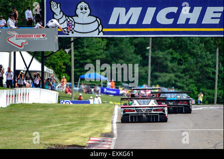 Bowmanville, può., 12 lug 2015 - presso la Mobil 1 SportsCar Grand Prix al Canadian Tire Motorsport Park - Mosport in Bowmanville, Canada il 12 luglio 2015. Foto Stock