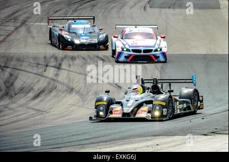 Bowmanville, può., 12 lug 2015 - presso la Mobil 1 SportsCar Grand Prix al Canadian Tire Motorsport Park - Mosport in Bowmanville, Canada il 12 luglio 2015. Foto Stock