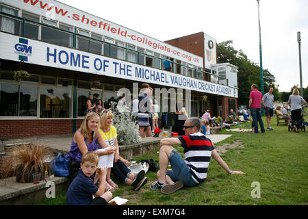 Sheffield Cricket Club Micheal Vaughan cricket academy Foto Stock