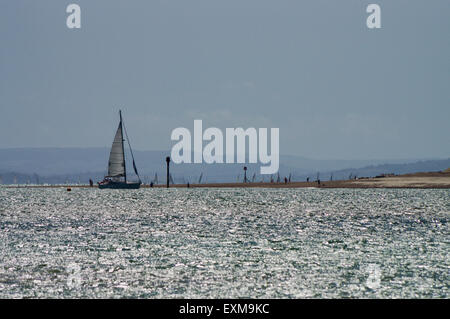 Accanto al mare - testata est, West Wittering Foto Stock