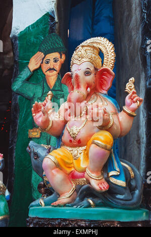 Idol del signore ganesh festival mumbai india Foto Stock