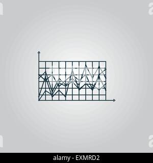 Icona del grafico Illustrazione Vettoriale