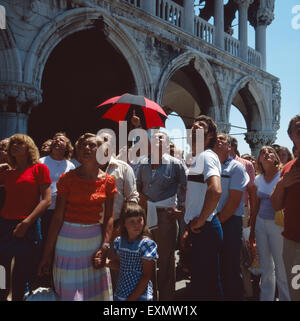 Der Dogenpalast von Venedig, ITALIEN 1980er Jahre. Il Palazzo del Doge di Venezia, Italia degli anni ottanta. Foto Stock