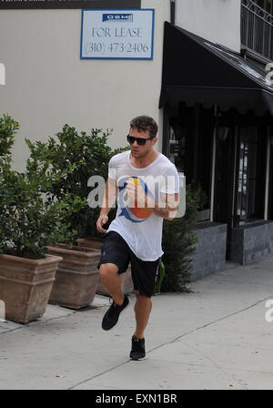 Ryan Phillippe lasciando la palestra dotata: Ryan Phillippe dove: Los Angeles, California, Regno Unito quando: 14 Maggio 2015 Foto Stock