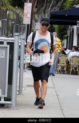 Ryan Phillippe lasciando la palestra dotata: Ryan Phillippe dove: Los Angeles, California, Regno Unito quando: 14 Maggio 2015 Foto Stock