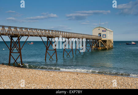 Scialuppa di salvataggio Selsey Stazione, West Sussex, in Inghilterra, Regno Unito Foto Stock