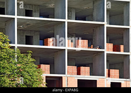 Frammento di La parete dell'edificio house Foto Stock