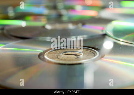 News tecnologie: dati di archiviazione elettronica con cd rom system Foto Stock