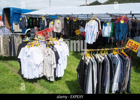 Clarach,auto,boot,vendita,Domenica,Ceredigion,flea,vendere,metà,Galles,U.K. Foto Stock