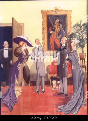 1930S UK Fashion piastra del magazzino Foto Stock