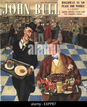 1940S UK John Bull Copertina Foto Stock