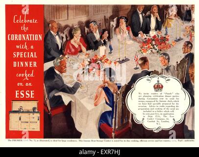 1930S UK Esse Magazine annuncio pubblicitario Foto Stock