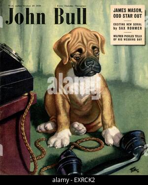 1940S UK John Bull Copertina Foto Stock