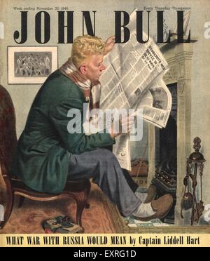 1940S UK John Bull Copertina Foto Stock